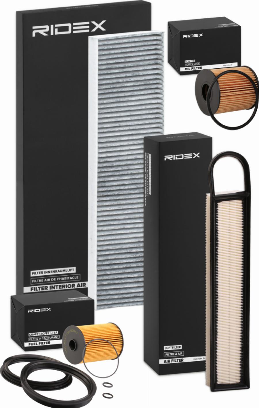 RIDEX 4055F26473 - Set filtre aaoparts.ro