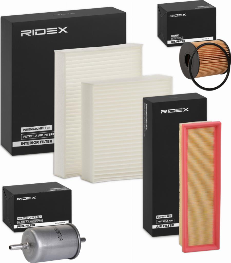 RIDEX 4055F26512 - Set filtre aaoparts.ro