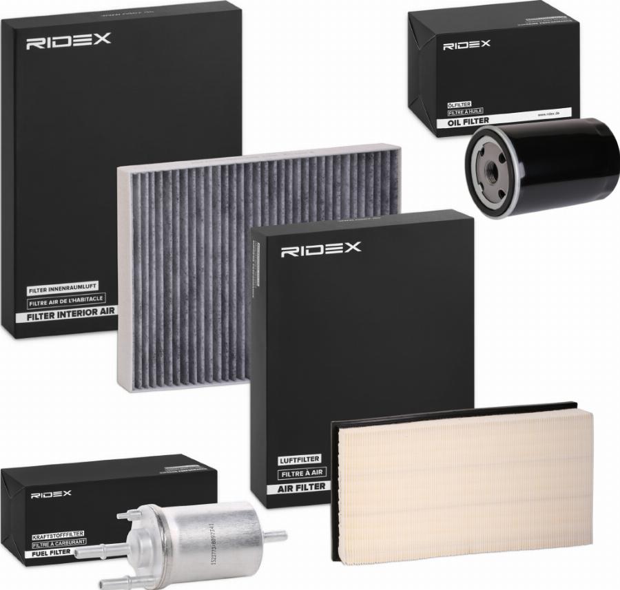 RIDEX 4055F28378 - Set filtre aaoparts.ro