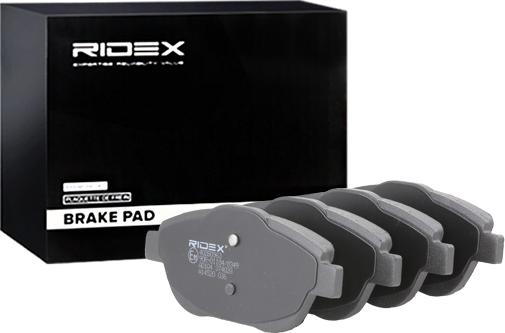 RIDEX 402B0963 - Set placute frana,frana disc aaoparts.ro
