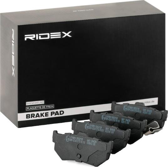 RIDEX 402B0931 - Set placute frana,frana disc aaoparts.ro
