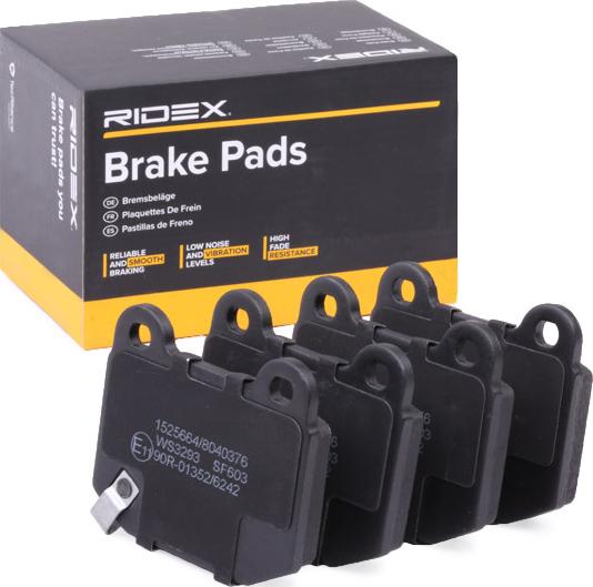 RIDEX 402B0491 - Set placute frana,frana disc aaoparts.ro