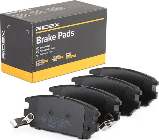 RIDEX 402B0440 - Set placute frana,frana disc aaoparts.ro