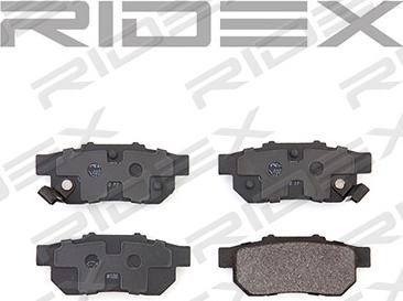 RIDEX 402B0448 - Set placute frana,frana disc aaoparts.ro