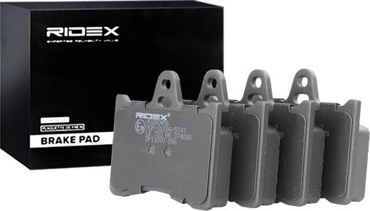 RIDEX 402B0456 - Set placute frana,frana disc aaoparts.ro