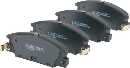 RIDEX 402B0410 - Set placute frana,frana disc aaoparts.ro