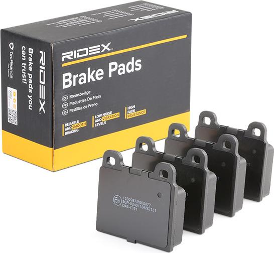 RIDEX 402B0417 - Set placute frana,frana disc aaoparts.ro