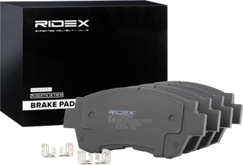 RIDEX 402B0545 - Set placute frana,frana disc aaoparts.ro