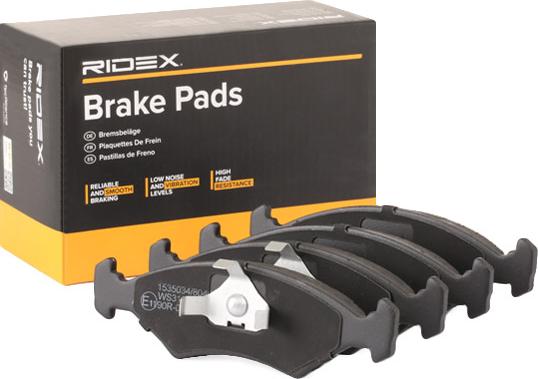 RIDEX 402B0511 - Set placute frana,frana disc aaoparts.ro