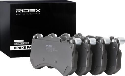 RIDEX 402B0583 - Set placute frana,frana disc aaoparts.ro