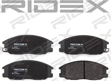 RIDEX 402B0692 - Set placute frana,frana disc aaoparts.ro