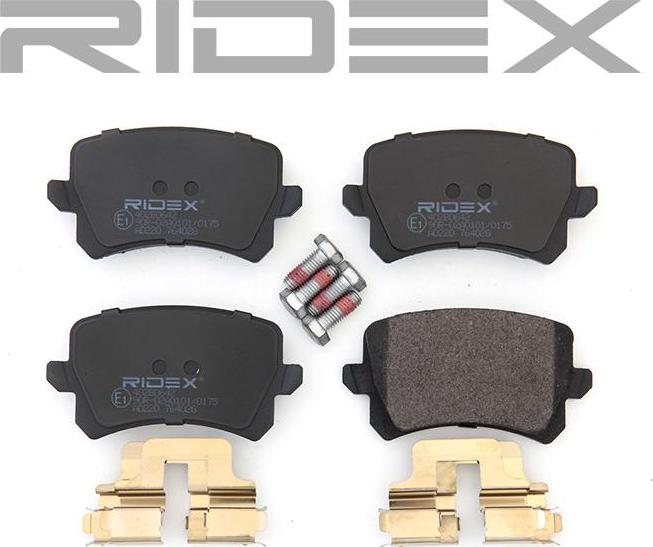 RIDEX 402B0642 - Set placute frana,frana disc aaoparts.ro