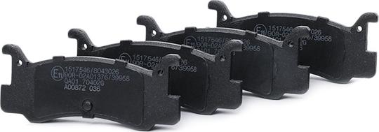 RIDEX 402B0655 - Set placute frana,frana disc aaoparts.ro