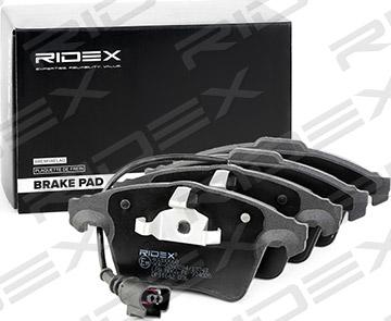 RIDEX 402B0668 - Set placute frana,frana disc aaoparts.ro