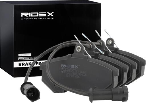 RIDEX 402B0663 - Set placute frana,frana disc aaoparts.ro
