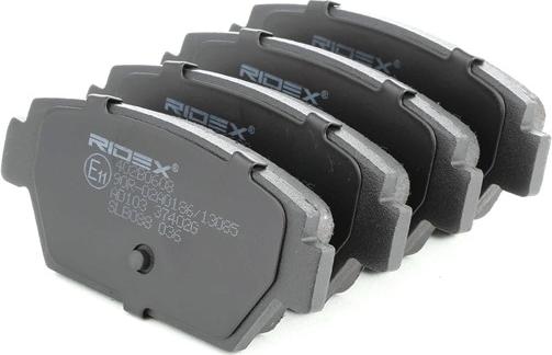 RIDEX 402B0608 - Set placute frana,frana disc aaoparts.ro