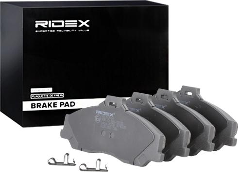 RIDEX 402B0616 - Set placute frana,frana disc aaoparts.ro