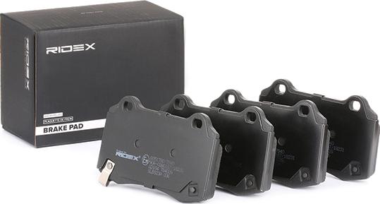 RIDEX 402B0637 - Set placute frana,frana disc aaoparts.ro