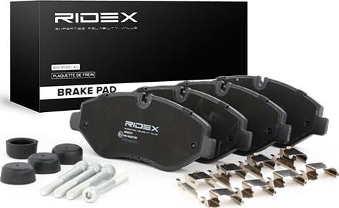 RIDEX 402B0675 - Set placute frana,frana disc aaoparts.ro