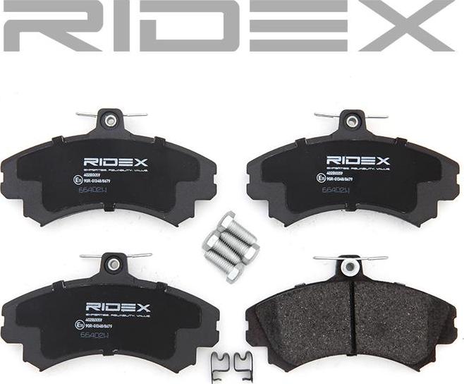 RIDEX 402B0059 - Set placute frana,frana disc aaoparts.ro