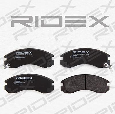 RIDEX 402B0069 - Set placute frana,frana disc aaoparts.ro