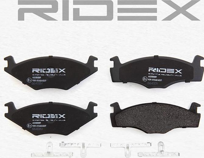 RIDEX 402B0089 - Set placute frana,frana disc aaoparts.ro