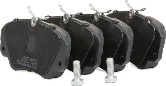 RIDEX 402B0153 - Set placute frana,frana disc aaoparts.ro