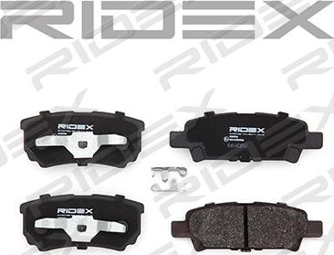 RIDEX 402B0106 - Set placute frana,frana disc aaoparts.ro