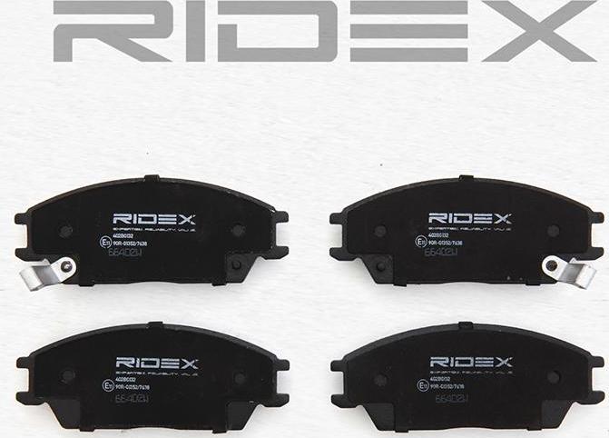 RIDEX 402B0132 - Set placute frana,frana disc aaoparts.ro
