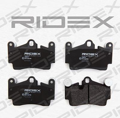 RIDEX 402B0137 - Set placute frana,frana disc aaoparts.ro
