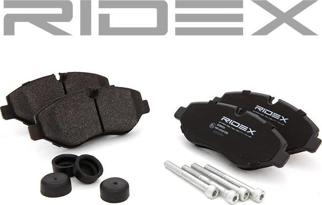 RIDEX 402B0126 - Set placute frana,frana disc aaoparts.ro