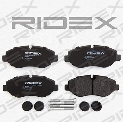 RIDEX 402B0126 - Set placute frana,frana disc aaoparts.ro