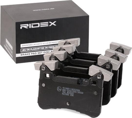 RIDEX 402B0855 - Set placute frana,frana disc aaoparts.ro