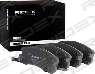 RIDEX 402B0883 - Set placute frana,frana disc aaoparts.ro