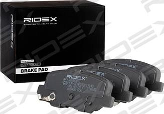 RIDEX 402B0831 - Set placute frana,frana disc aaoparts.ro