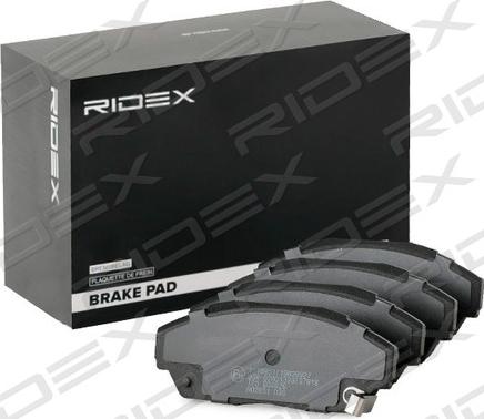 RIDEX 402B0874 - Set placute frana,frana disc aaoparts.ro