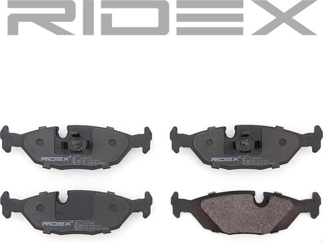 RIDEX 402B0348 - Set placute frana,frana disc aaoparts.ro
