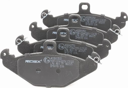 RIDEX 402B0352 - Set placute frana,frana disc aaoparts.ro