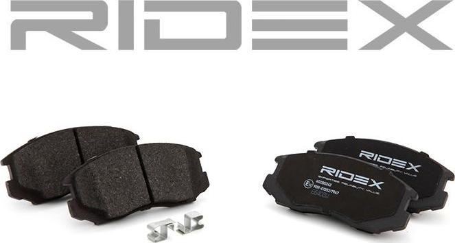 RIDEX 402B0243 - Set placute frana,frana disc aaoparts.ro