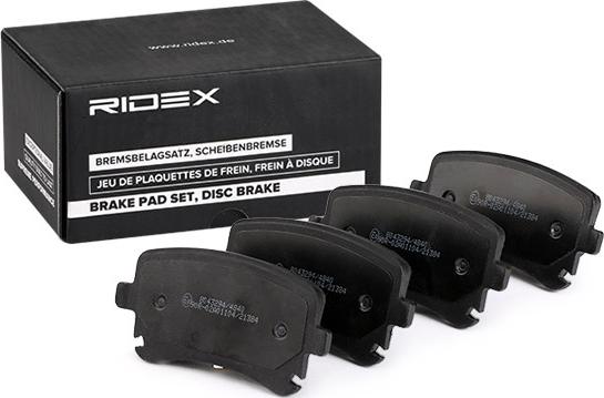 RIDEX 402B0236 - Set placute frana,frana disc aaoparts.ro