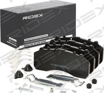 RIDEX 402B0756 - Set placute frana,frana disc aaoparts.ro