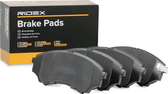 RIDEX 402B0713 - Set placute frana,frana disc aaoparts.ro