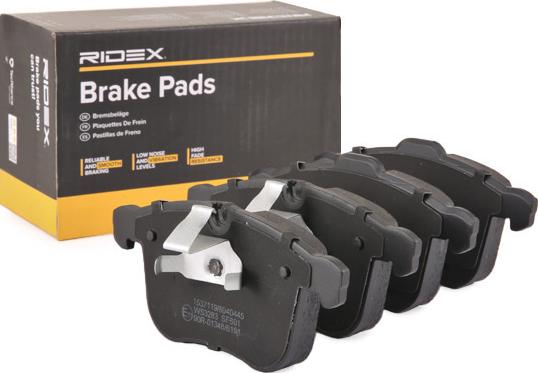 RIDEX 402B0777 - Set placute frana,frana disc aaoparts.ro