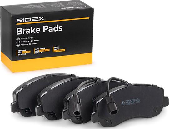 RIDEX 402B1580 - Set placute frana,frana disc aaoparts.ro