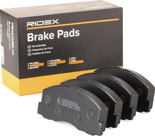 RIDEX 402B1007 - Set placute frana,frana disc aaoparts.ro