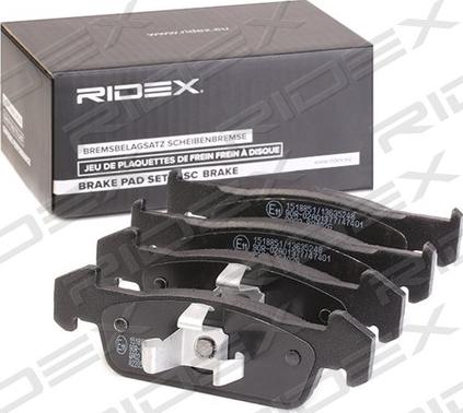 RIDEX 402B1086 - Set placute frana,frana disc aaoparts.ro