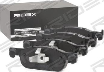 RIDEX 402B1147 - Set placute frana,frana disc aaoparts.ro