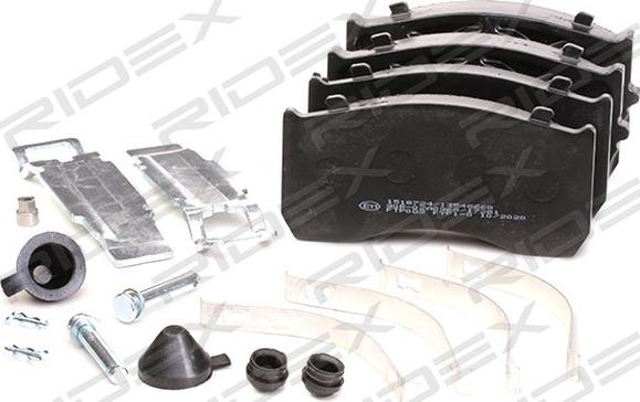 RIDEX 402B1162 - Set placute frana,frana disc aaoparts.ro