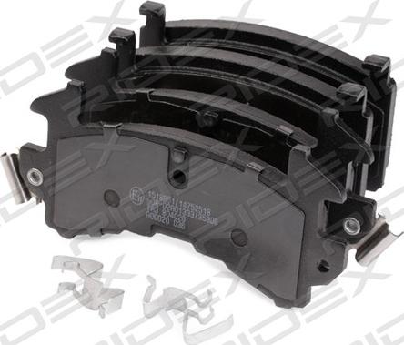 RIDEX 402B1353 - Set placute frana,frana disc aaoparts.ro