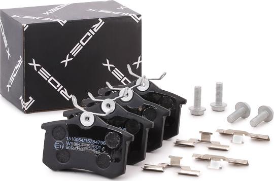 RIDEX 402B1389 - Set placute frana,frana disc aaoparts.ro